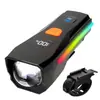 Luz de Bicicleta de Alta Intensidad Transfronteriza, Luz para Ciclismo Nocturno, Luz de Ciclismo Colorida Ultrabrillante, Linterna Impermeable, Luz Trasera para Bicicleta de Montaña