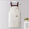 Delantales Personalizados para One Piece, Cocina del Hogar, de Aspecto Elegante, Overoles Impermeables y a Prueba de Aceite, Ropa de Trabajo, Delantales Resistentes a las Manchas para las Tareas del Hogar