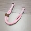 Estilo INS combinação de cores cordão de pelúcia capa de celular com cordão portátil peludo anti-perda curto portátil para pulso chave do carro fecho de bolsa