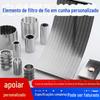 Filtro de tubo Johnson para sistema de água de resfriamento de tubo de cunha de aço inoxidável personalizado com cartucho de filtro de separação sólido-líquido de retrolavagem
