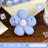 Novedad Primavera y Verano Estilo Chino Diy Accesorios de Flor de Cinco Pétalos Accesorios de Tela Broche Lindo de Fresas con Lazo