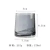 Uma Variedade de Copos de Vidro Transparentes Criativos para Velas de Aromaterapia Sem Fogo, Copo de Vidro para Velas de Aromaterapia DIY, Castiçal