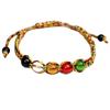 Puesto lugar escénico suministro de joyería hombres y mujeres este año cuerda de tres vidas cuerda de mano colgante de oro de imitación Festival del Bote del Dragón pulsera de cuerda colorida