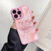 Capa de Couro com Cabeça de Tigre para Celular Apple 15Pro iphone14promax Couro Sintético 14Plus Preto Marca Tendência