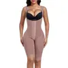 Ropa Moldeadora Europea y Americana de Nuevo Estilo Transfronteriza Control de Abdomen Reductor de Cintura Pantalones de Levantar Glúteos de Cinco Puntos Chaleco Moldeador Adelgazante Body Talla Grande Mujer