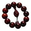 Pulsera de Palo de Rosa 2.0 de Mano de Madera Material Viejo con Alto Aceite y Alta Densidad