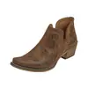 Juti Atacado Em Estoque Primavera 2026 Novas Botas de Cano Curto Bordadas Femininas Estilo Étnico Retrô Salto Bloco Sapatos de Cowboy Ocidentais