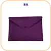 Bolsa de Documentos de Feltro Atacado Transfronteiriça Bolsa de Mão de Feltro Pasta de Negócios Bolsa Envelope Vertical Bolsa de Arquivo com Botão