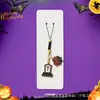 Pingente Caveira de Halloween Transfronteiriço Fantasma de Terror Bolsa de Abóbora Chaveiro de Metal Pingente Evento Pequeno Presente