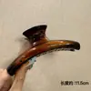 Grampo de cabelo grande elegante estilo coreano com bolinhas delicadas para coques na parte de trás da cabeça, acessório de cabelo elegante em forma de tubarão para meninas