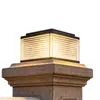 Luz Superior para Poste Solar Exterior Impermeable Luz para Pilar de Patio Villa Luz Impermeable para Poste de Puerta de Valla Exterior