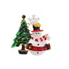 Nuevos Broches de Serie Navideña: Campanitas de Muñeco de Nieve Lindas, Decoraciones de Ropa de Moda, Broches para Fiesta de Navidad