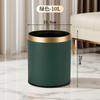 Cubo para Habitación de Hotel Comercial Nuevo de Doble Capa Cubo de Almacenamiento de Lujo Ligero para Sala de Estar Dormitorio Oficina
