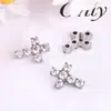 Pendientes de Aro Cruzados de Aleación de Titanio Zesen F136 Tornillos para Labio de Titanio G23 Tornillos para Cartílago Auricular Accesorios de Joyería para Perforaciones