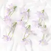 Flor de Narciso Simulación de 3 Pétalos Hanfu DIY Accesorios para el Cabello Hechos a Mano Pasadores Accesorios Florales Decoración de Pasteles y Postres Materiales de Arte Floral
