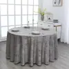 Toalha de mesa redonda para mesa de jantar espessada toalha de mesa redonda grande de hotel tecido toalha de mesa redonda para banquete de restaurante toalha de mesa de jantar de restaurante toalha de mesa de restaurante