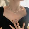 Collar de borlas de perlas para mujer, de verano, ligero, de lujo, de alta gama, diseño nicho, nuevo estilo 2023, accesorios de cadena de clavícula de moda
