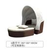 Cama reclinable para exteriores, cama tipo jaula para pájaros, silla de ratán, patio playero de ratán, cama nido de pájaro, piscina de pie, terraza al aire libre
