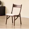 Cadeiras Vintage Criativas para a Sala de Estar, Cadeiras de Jantar de Madeira com Encosto, Cadeiras de Mesa de Hotel de Luxo Leve Estilo Antigo de Designer