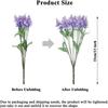 Flores Artificiales, Vegetación Artificial, Tela de Seda, Lavanda de 10 Cabezas y Espigas de Trigo, Comercio Electrónico Transfronterizo, Comercio Exterior, Decoración de Jardín