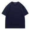 Camiseta Gris Pesada para Hombre, Elegante y de Alta Gama Cleanfit Manga Corta Algodón Puro Hombro Caído Moderna de Media Manga para Pareja para Mujer