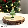 2026 Nuevo Adorno de Árbol de Navidad Soñador Regalo Decoración Navideña Decoración de Escritorio Árbol de Navidad de Vidio Adorno Pequeño