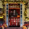 Exclusividade transfronteiriça, popular série de cortinas de porta para Halloween com estampas de alta definição de fantasmas, abóboras e vampiros - decorações festivas para sua porta