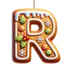 Colgante de Navidad de Acrílico Plano 2D de Dibujos Animados, Letras, Nuevo, Transfronterizo