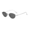 Gafas de Sol Ultraligeras de Titanio Puro 51 Estilo Ojo de Gato Old Money Mm98671 Gafas de Sol Anti-UV de Alta Gama para Mujer