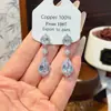 Elegantes pendientes de borla, tachuelas elegantes y chic, colgantes para orejas, hilos para orejas, pendientes versátiles de circonita de moda coreana al por mayor