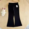 [Casa Rosa] Pantalones Acampanados para Niñas, Pantalones de Yoga de Cintura Alta con Protección Solar de Verano, Pantalones Deportivos Casuales para Niñas