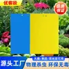 Tablero Trampa Pegajosa de Doble Cara para Insectos de Comercio Exterior Transfronterizo, Tablero Amarillo para Capturar Insectos, Tablero Azul para Cítricos, Tablero Pegajoso para Moscas de la Fruta, Tablero Pegajoso para Avispas, Trampa para Trips