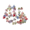 Novo pingente de flor de lírio-do-vale em vidro degradê estilo vintage, acessórios de estames para pulseiras, colares, acessórios de cabelo DIY e materiais de joalheria