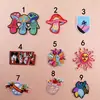 Parches Bordados al por Mayor Insignias Bordadas por Computadora de Alta Gama Modernos de una Pieza Hongo Fuegos Artificiales Sol Parches de Decoración para Ropa