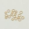 Pacote DIY Americano 14K Ouro GF padrão guirlanda de cânhamo anel aberto anel de costela anel fechado acessórios DIY