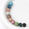 Nuevo Bolígrafo Usable Margarita de Perlas Diamante Completo de 16 mm Cuentas de Agujero Recto de Bola de Diamante de Cerámica Suave Accesorios para Llavero Collar DIY