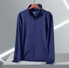 Roupas de Proteção Solar de Verão UPF50 Masculinas Malha de Seda Gelada Manga Longa Roupas de Pele para Casal Moda Feminina