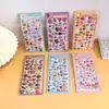 Nuevas Pegatinas en Relieve Pegatinas de Burbuja Estéreo 3D Dibujos Animados Infantiles Lindas Creativas Decoración DIY Niñas Estudiantes de Primaria
