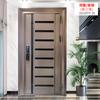Puerta de Entrada Moderna de Aleación de Aluminio, Puerta Antirrobo para Villa de Estilo Moderno Simple, Puerta de Entrada de Acero Inoxidable de Doble Hoja, Puerta Antirrobo