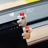 Adornos para coche creativos lindos koala colgante para espejo retrovisor cadena colgante decoración para coche productos para el interior del coche suministros para colgar