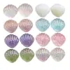 Parche de Joyería Acrílica de Estrella de Mar y Concha de Aurora Colorida de Ensueño Accesorios para Pendientes y Llaveros DIY