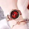 Reloj Gedi Simple con Pedrería para Mujer con Correa de Acero, Reloj Colorido de Moda para Mujer, Reloj de Cuarzo Casual a la Moda para Mujer, Lujo Ligero