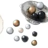 Monies Aretes de Bola Dorada Mismo Estilo, Aretes de Temperamento Retro Exagerado Únicos, Aretes Redondos Simples Versátiles de Nicho para Mujeres