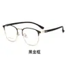 Armazones de metal retro para gafas, micas transparentes para uso diario, bloqueo de luz azul, aptos para hombres, se pueden adaptar con micas graduadas, directo de fábrica, disponibles para envío directo de una sola pieza