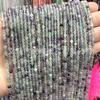 Cuentas redondas pequeñas de fluorita natural, fluorita verde, fluorita morada, cuentas sueltas, accesorios para pulseras de bricolaje, cuentas pequeñas al por mayor