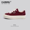 Zapatos de Lona de Plataforma Universal Zapatos Nuevos para Mujer Primavera 2023 Zapatos Blancos con Falda Estudiante Combinación Versátil Tenis Casuales a la Moda