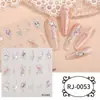 Zhengxiang Red Social 5D Pegatinas para Uñas en Relieve al por Mayor DIY Diamante de Color Piedra Preciosa Pegamento Suave Pegatinas para Uñas Pegatinas para Uñas INS Personalizadas