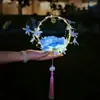 ReabastecimientoLinterna de Loto 2024 Linternas del Festival de Medio Otoño DIY Estilo Chino Estilo Antiguo Danza Hanfu Fotografía Portátil Camino de Lotos