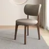Silla de comedor de madera maciza nórdica para el hogar, restaurante, hotel, mesa de comedor, silla y taburete modernos minimalistas de la fábrica original