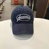 Gorra de Béisbol de Moda para Mujer con Bordado de Círculo de Letra Grande, Sombrero de Ala Suave para Proteger del Sol en Salidas Urbanas, Hace que la Cara Parezca Más Pequeña